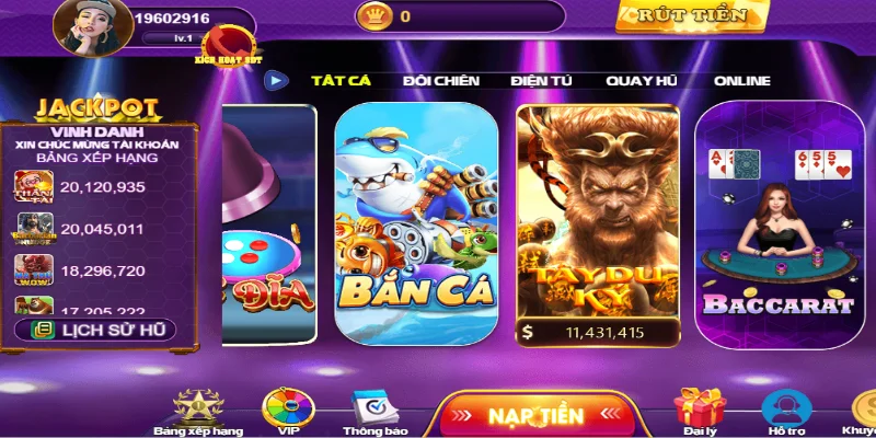 Chinh phục các trò chơi đổi thưởng hấp dẫn tại 68Gamebai