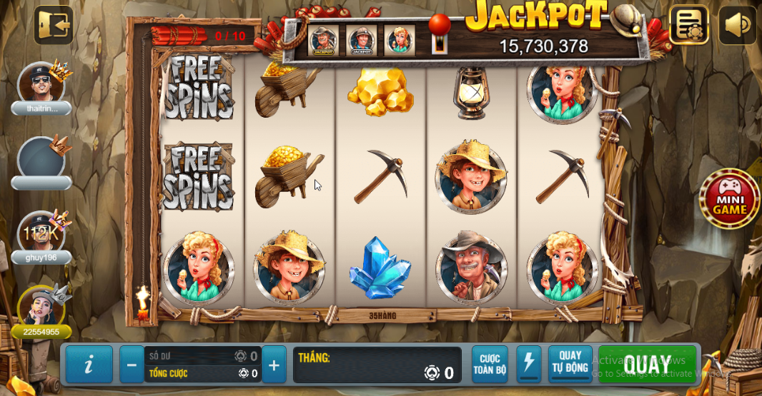 Trải nghiệm game Gold Country tại 68Gamebai.