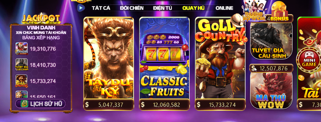 Bí quyết nổ hũ thắng lớn của Gold Country tại 68Gamebai.