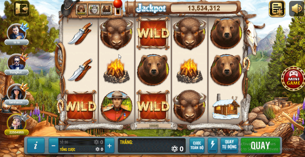Trải nghiệm game Buffalo Valley tại 68Gamebai.